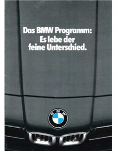 1979 BMW RANGE BROCHURE GERMAN