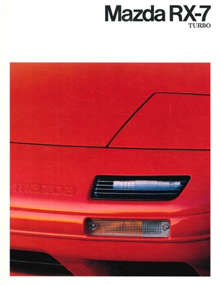 1991 MAZDA RX-7 PROSPEKT DEUTSCH 