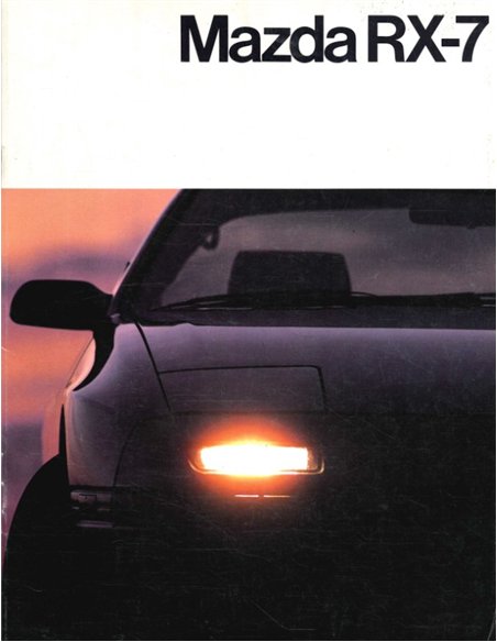 1986 MAZDA RX-7 BROCHURE DUTCH