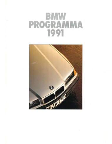 1991 BMW PROGRAMM PROSPEKT NIEDERLÄNDISCH