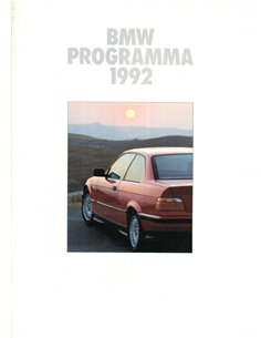 1992 BMW PROGRAMM PROSPEKT NIEDERLÄNDISCH