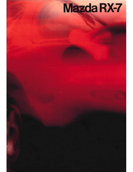 1992 MAZDA RX-7 BROCHURE FRENCH