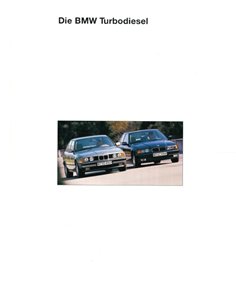 1993 BMW TURBODIESEL PROGRAMM PROSPEKT DEUTSCH
