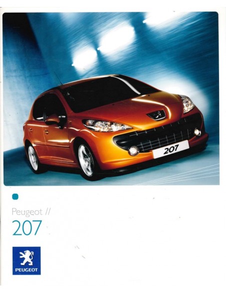 2006 PEUGEOT 207 PROSPEKT NIEDERLÄNDISCH