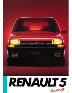 1985 RENAULT 5 BROCHURE NEDERLANDS