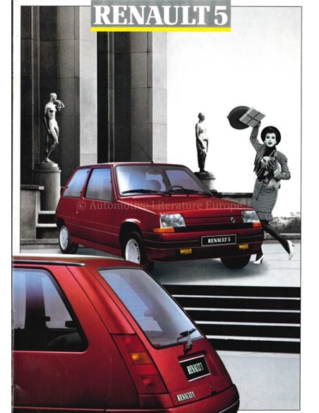 1988 RENAULT 5 BROCHURE ITALIAN