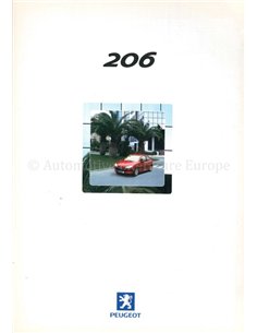 2001 PEUGEOT 206 BROCHURE NEDERLANDS
