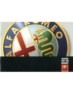 2000 ALFA ROMEO 156 SW ONDERHOUDSBOEKJE NEDERLANDS