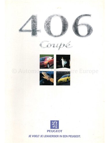 1997 PEUGEOT 406 COUPE BROCHURE DUTCH