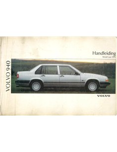 1991 VOLVO 940 OWNERS MANUAL DUTCH