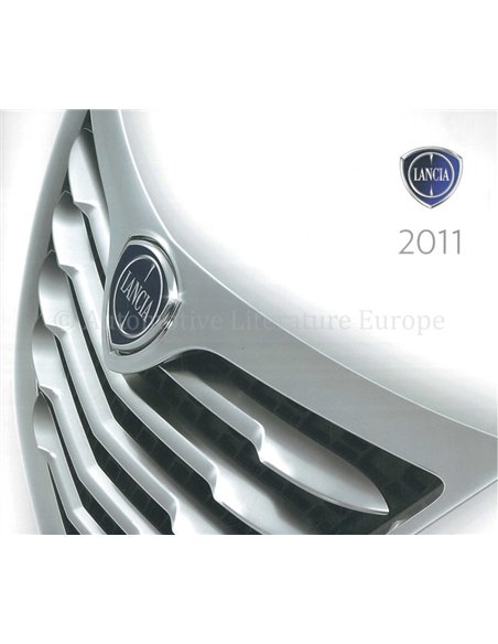 2011 LANCIA PROGRAMM PROSPEKT NIEDERLÄNDISCH