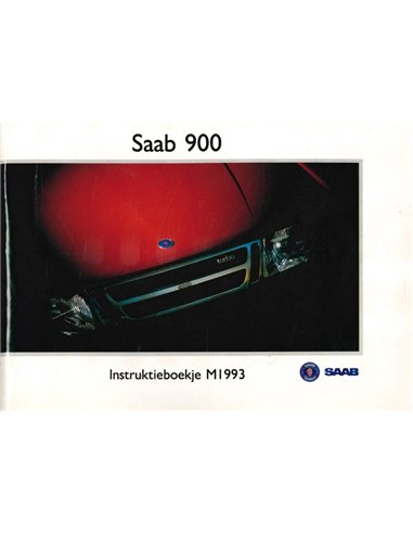 1993 SAAB 900 OWNERS MANUAL DUTCH