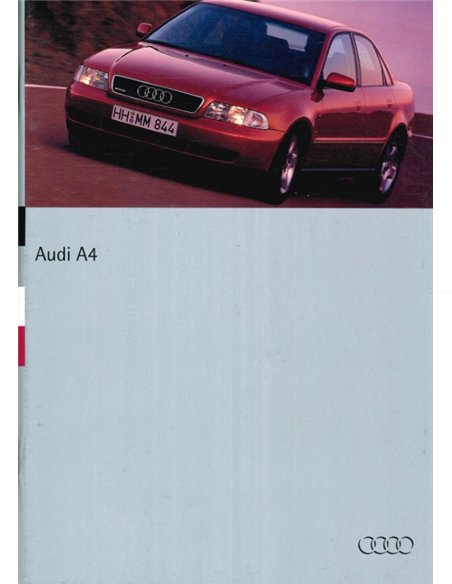 1994 AUDI A4 PROSPEKT NIEDERLÄNDISCH