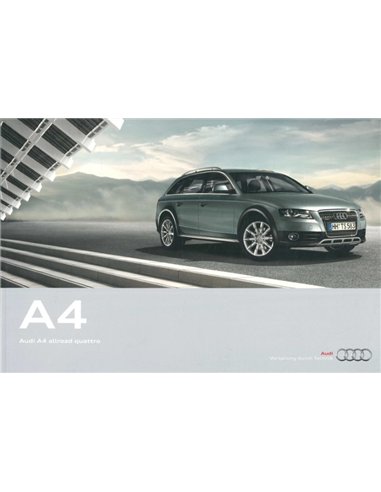 2010 AUDI A4 ALLROAD QUATTRO BROCHURE GERMAN
