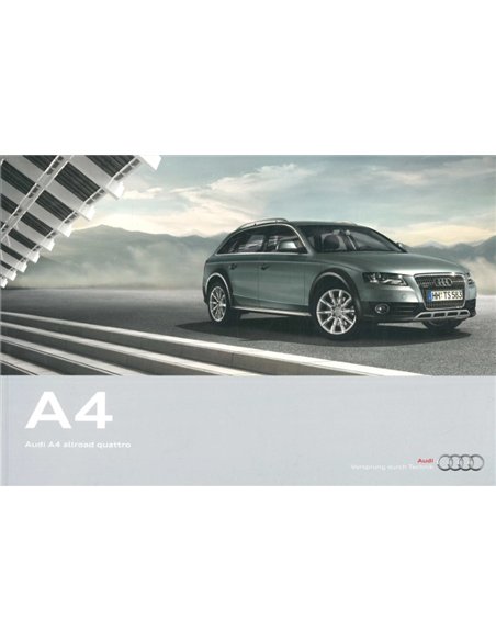 2010 AUDI A4 ALLROAD QUATTRO BROCHURE DUITS