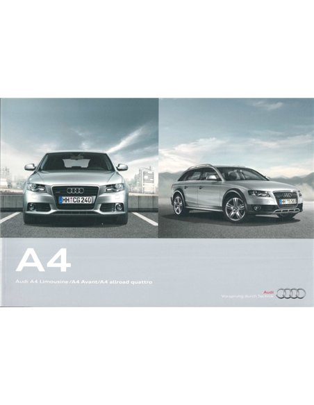 2011 AUDI A4 BROCHURE GERMAN
