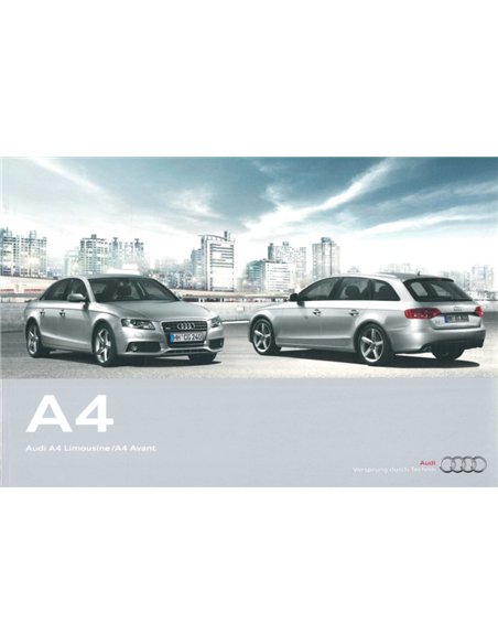 2010 AUDI A4 BROCHURE GERMAN