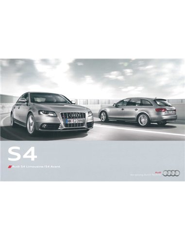 2010 AUDI S4 BROCHURE GERMAN