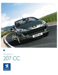 2007 PEUGOT 207 CC BROCHURE NEDERLANDS