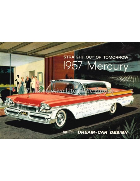 1957 MERCURY RANGE BROCHURE ENGLISH