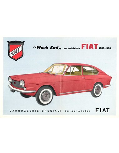 1963 MORETTI PROGRAMMA BROCHURE ITALIAANS