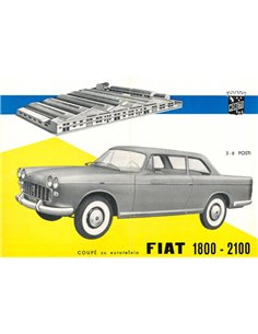 1959 MORETTI FIAT 1800 | 2100 DATENBLATT ITALIENISCH