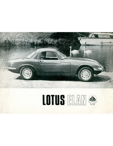 1965 LOTUS ELAN BROCHURE ENGELS