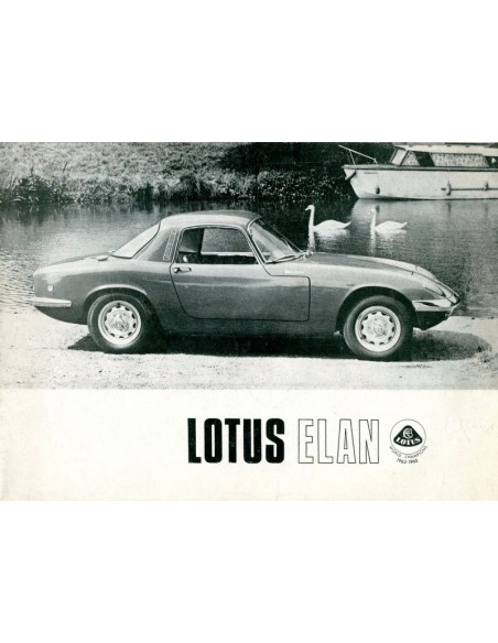 1965 LOTUS ELAN BROCHURE ENGELS