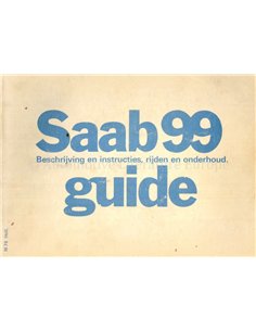 1976 SAAB 99 INSTRUCTIEBOEKJE NEDERLANDS