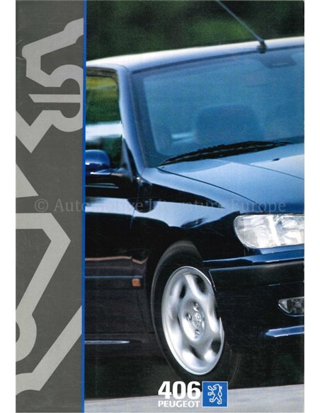 1996 PEUGEOT 406 SEDAN BROCHURE DUTCH