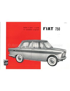 1961 MORETTI FIAT 750 PROSPEKT 