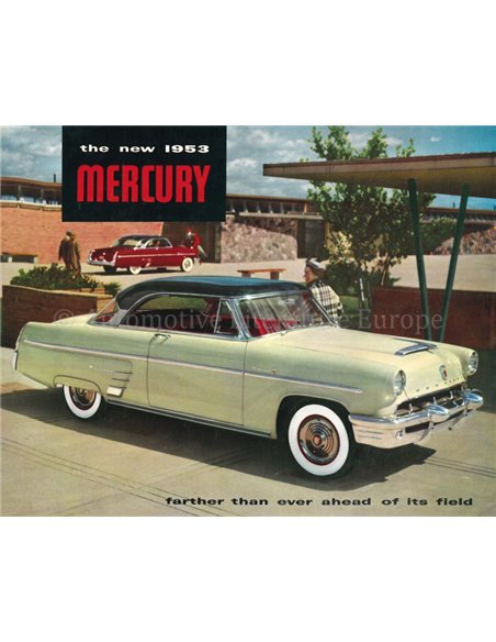 1953 MERCURY PROGRAMMA BROCHURE ENGELS (USA)