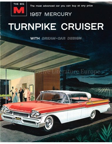 1957 MERCURY TURNPIKE CRUISER BROCHURE ENGLISH (US)