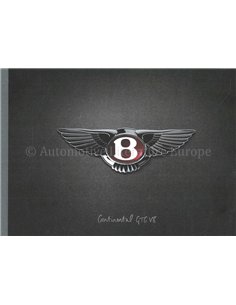 2012 BENTLEY CONTINENTAL GT | GTC V8 BROCHURE FRANS