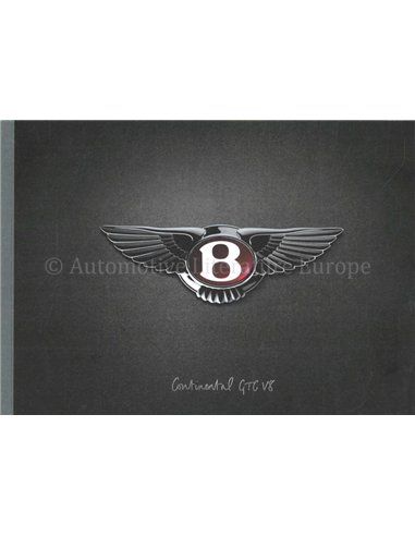 2012 BENTLEY CONTINENTAL GT | GTC V8 BROCHURE FRENCH