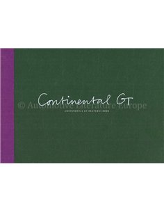 2011 BENTLEY CONTINENTAL GT PROSPEKT ENGLISCH