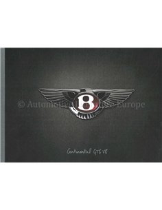 2012 BENTLEY CONTINENTAL GT | GTC V8 PROSPEKT ENGLISCH