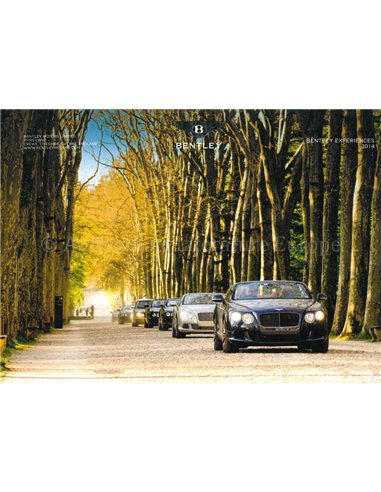 2014 BENTLEY EXPERIENCES HARDBACK BROCHURE ENGLISH