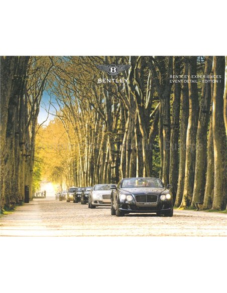 2014 BENTLEY EXPERIENCES HARDBACK BROCHURE ENGLISH