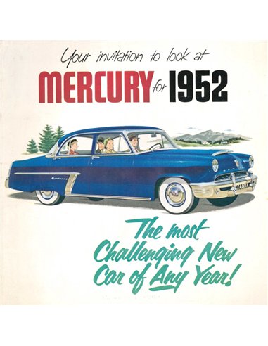 1952 MERCURY RANGE BROCHURE ENGLISH (US)