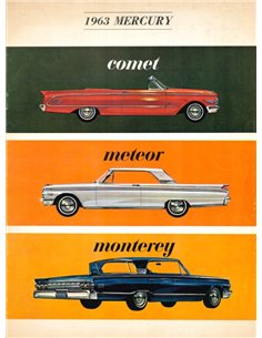 1963 MERCURY RANGE BROCHURE DUTCH