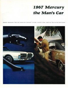 1967 MERCURY PROGRAMMA BROCHURE ENGELS (USA)