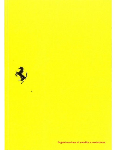 1993 FERRARI VERKOOP & SERIVCE ORGANISATIE INSTRUCTIEBOEKJE 802/93