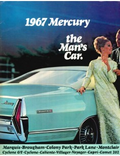 1967 MERCURY RANGE BROCHURE ENGLISH 