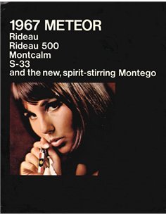 1967 MERCURY METEOR BROCHURE ENGLISH 