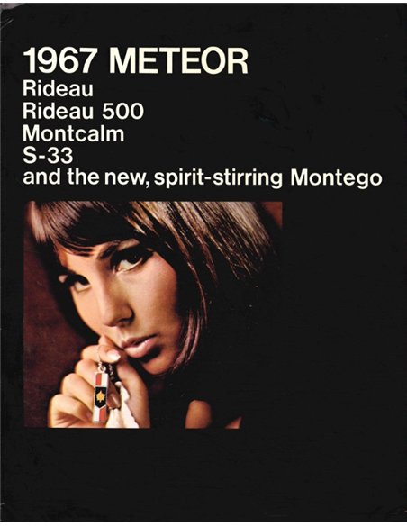 1967 MERCURY METEOR BROCHURE ENGLISH 