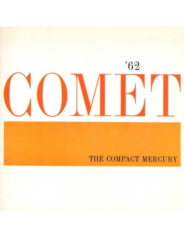 1962 MERCURY COMET PROSPEKT ENGLISCH 