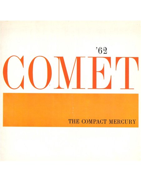 1962 MERCURY COMET PROSPEKT ENGLISCH 