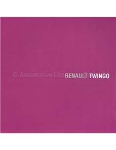 2012 RENAULT TWINGO BROCHURE FRANS | ENGELS