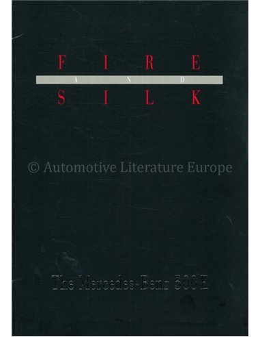 1991 MERCEDES BENZ 500E BROCHURE ENGLISH